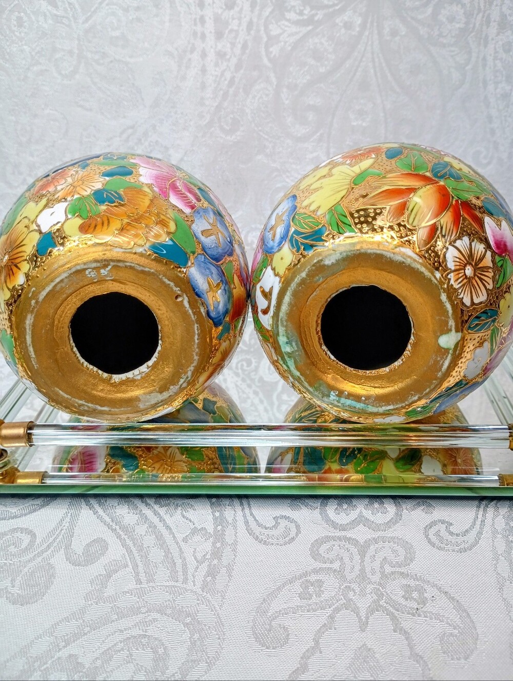 Japanese Moriage Ceramic Eggs - Picture 5 of 8